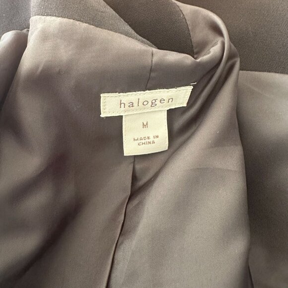 HALOGEN Black Office Three Button Blazer Size Medium - Picture 5 of 6